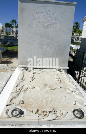 Santa Ifigenia Friedhof in Santiago De Cuba, Kuba Stockfoto