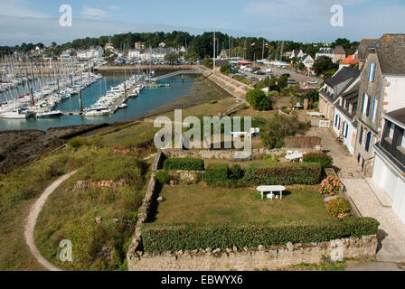 Hafen von La Trinit - Sur-Mer, Frankreich, Bretagne, La Trinit - Sur-Mer Stockfoto