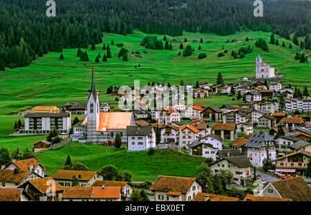 Bergdorf Balzers in Liechtenstein, Liechtenstein, Balzers Stockfoto