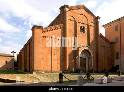 Abbazia di Nonantola, gegründet durch die Langobarden im 8. Jahrhundert, Italien, Emilia Romagna, Nonantola Stockfoto