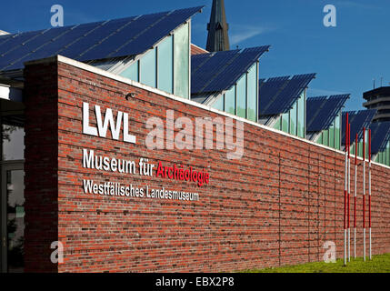 LWL-Museum für Archäologie, Herne, Ruhrgebiet, Nordrhein-Westfalen, Deutschland Stockfoto