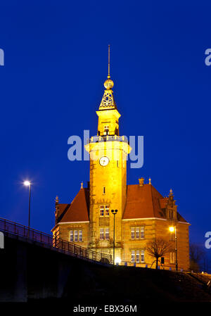 Alten Hafen Master ┤ s Büro, Deutschland, Nordrhein-Westfalen, Ruhrgebiet, Dortmund Stockfoto