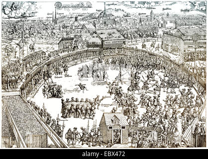 Das Schützenfest im Jahre 1573 Zwickau Stockfoto