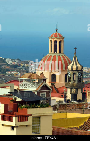 Kirche in La Orotava, Kanarische Inseln, Teneriffa Stockfoto