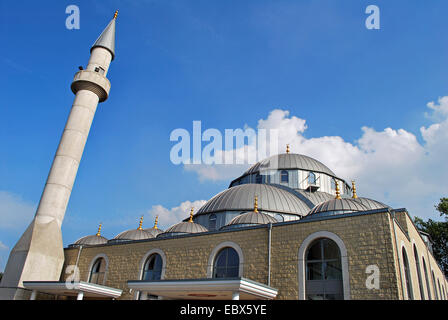 Ditib-Merkez Moschee in Duisburg-Marxloh, Deutschland, Nordrhein-Westfalen, Ruhrgebiet, Duisburg Stockfoto