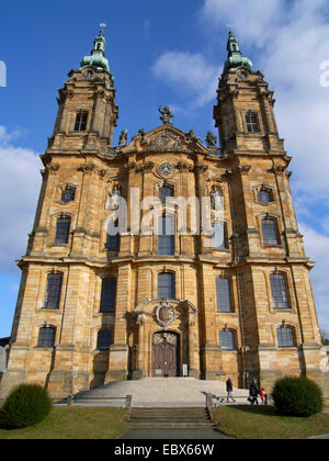 Vierzehnheiligen Kloster, Deutschland, Bayern, Bad Staffelstein Stockfoto