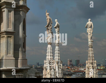 Vie aus Mailand Kathedrale, Italien, Mailand, Milan Stockfoto