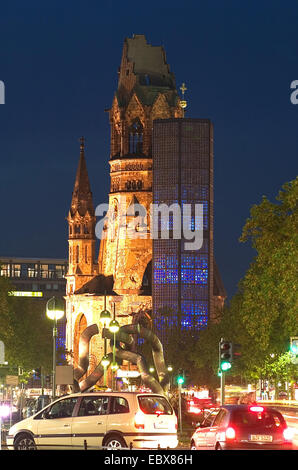 Kaiser-Wilhelm-Gedächtniskirche, Kaiser-Wilhelm-Gedaechtniskirche, Deutschland, Berlin Stockfoto