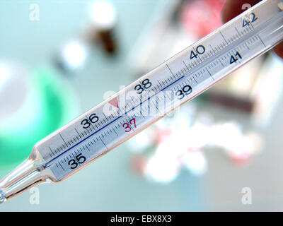 Fieberthermometer Stockfoto