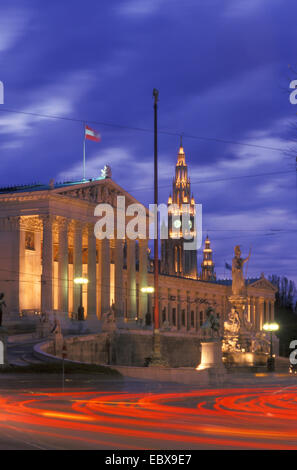 Parlamentsgebäude, Österreich, Wien Stockfoto