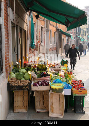 Gemüseladen in Venedig, Italien, Venedig Stockfoto