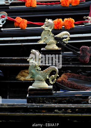 Gondeln in Venedig, Italien Stockfoto