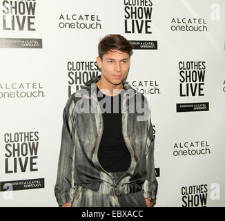 Birmingham, Vereinigtes Königreich. 5. Dezember 2014. Kleidung zeigen Live Birmingham.The nur Weg Essex star Joey Essex bei einem Fototermin bei der Kleidung zeigen NEC Birmingham Credit ist: Charlie Bryan/Alamy Live News Stockfoto