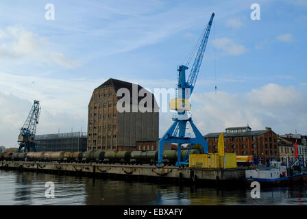 Hafen der alten Stadt Stralsund, Deutschland, Mecklenburg-Vorpommern, Stralsund Stockfoto