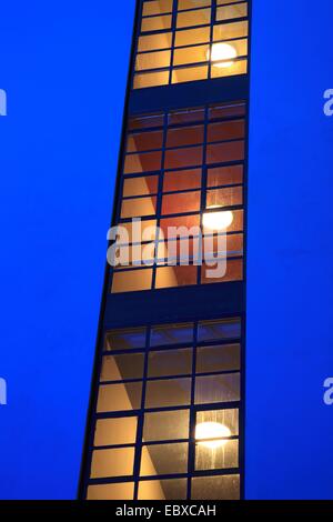 Bauhaus Dessau, Treppe, Deutschland, Sachsen-Anhalt, Dessau-Roßlau Stockfoto