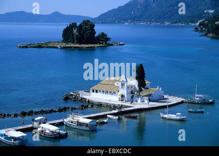 Kirche der Insel auf Korfu, Griechenland Stockfoto