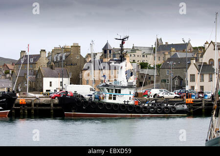 Hafen von Lerwick, Vereinigtes Königreich, Lerwick, Shetland-Inseln, Schottland Stockfoto