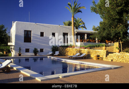 Landhotel können Curreu in der Nähe von Sant Carles de Peralta, Spanien, Balearen, Ibiza Stockfoto