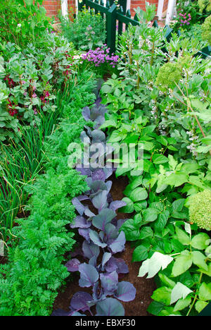 Thomas Telford Tollhouse Schaugarten, Bauerngarten, RHS Chelsea Flower Show 2007, London, Großbritannien. Stockfoto