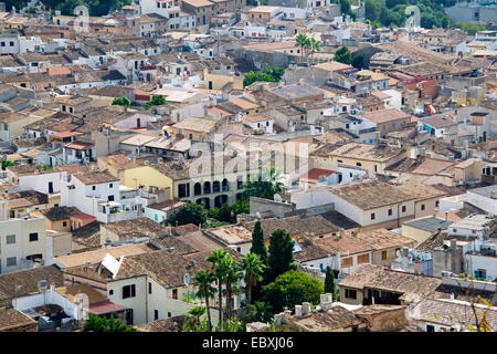 Luftbild Pollenca Altstadt Mallorca Spanien Stockfoto