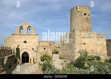 Mallorca, Castell de Capdepera Stockfoto