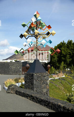 Stiftung César Manrique in Tahiche, Lanzarote Stockfoto