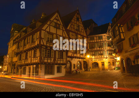 Place du Marche Aux Früchte Platz, Colmar, Elsass, Haut-Rhin, Frankreich, Europa Stockfoto