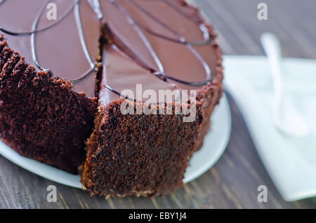 Schokolade Kuchen Stockfoto