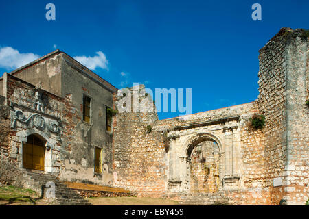 Dominikanische Republik, Santo Domingo, Kloster San Francisco (Convento San Francisco), das erste Kloster in der Neuen Welt. Stockfoto