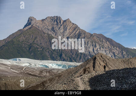 Kennicott Gletscher, Wrangell-St.-Elias-Nationalpark & Preserve, Alaska, USA Stockfoto