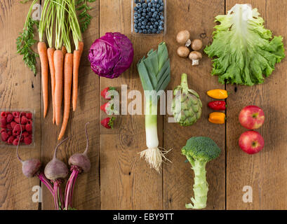 frischen Bio-Produkten Stockfoto