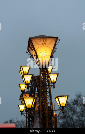 Laternen Weihnachtsmarkt Köln in Deutschland Stockfoto