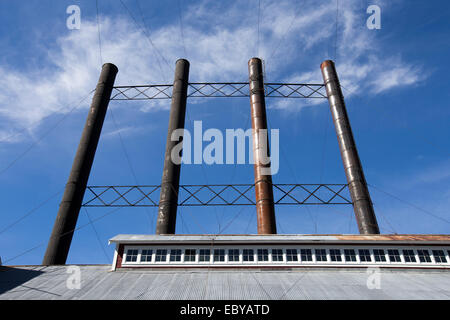 Kennecott Mine, auch bekannt als Kennecott Minen oder AHRS Seite Nr. XMC-001, ist einem verlassenen gewinnenlager in Valdez-Cordova, Alaska Stockfoto