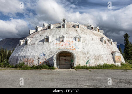 Ein giant Alaskan-Iglu, Cantwell, Alaska, USA Stockfoto