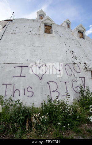 Ein giant Alaskan-Iglu, Cantwell, Alaska, USA Stockfoto