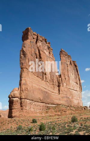 USA, Utah, Arches-Nationalpark, die Orgel Stockfoto