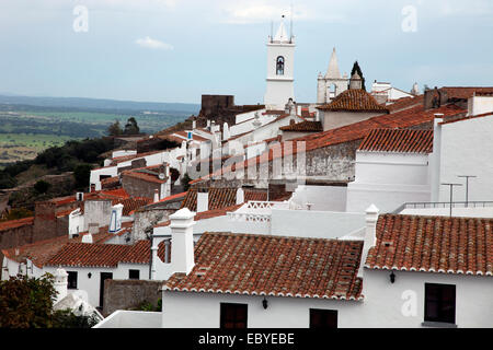 Monsaraz im Alentejo Portugal. Stockfoto