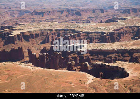 USA, Utah, Canyonlands National Park, Island in the Sky, Grand View Point Overlook