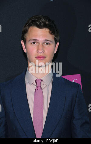 Premiere von "Der Fehler in unserer Stars" bei der Ziegfeld Theater mit: Ansel Elgort wo: New York City, Vereinigte Staaten, wann: 2. Juni 2014 Stockfoto