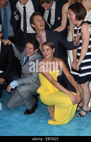 Premiere von "Der Fehler in unserer Stars" bei der Ziegfeld Theater mit: Shailene Woodley, Ansel Elgort wo: New York City, New York, Vereinigte Staaten, wann: 3. Juni 2014 Stockfoto