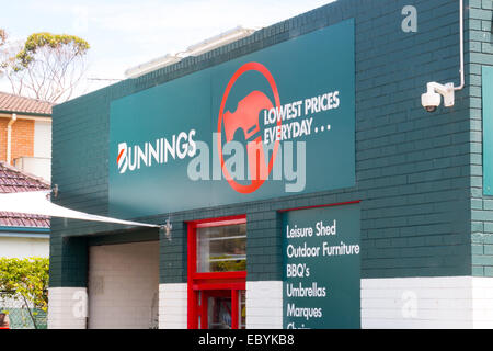 Australische Bunnings Baumarkt in Narrabeen Sydney Australia Stockfoto