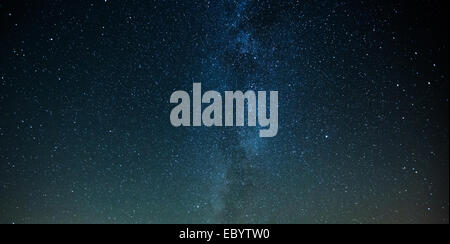 Nachthimmel Milchstraße Sterne Hintergrund Stockfoto