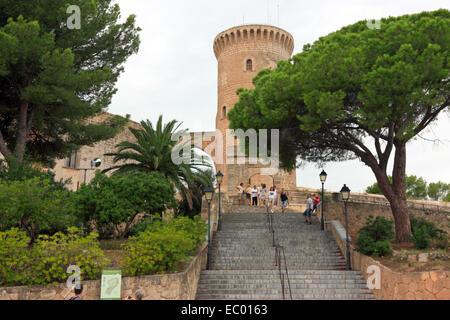 Das Schloss Bellver, Palma De Mallorca, Balearen, Spanien Stockfoto