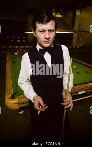 Alex 'Hurricane' Higgins. Ehemaligen zwei Mal Snooker-Weltmeister. 1972 Stockfoto