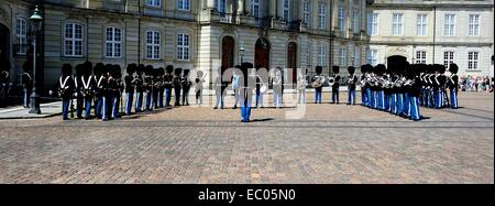 Band auf der Parade Stockfoto