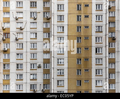 Fragment eines seriellen Hochhaus Wirtshaus im Moskauer Gebiet Stockfoto