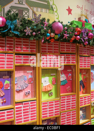 American Girl Place Store Interieur, Fifth Avenue, New York Stockfoto