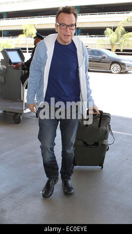 Tom Arnold Ankunft am Los Angeles International Airport (LAX) Featuring: Tom Arnold wo: Los Angeles, California, Vereinigte Staaten von Amerika bei: 4. Juni 2014 Stockfoto