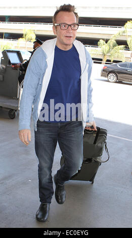 Tom Arnold Ankunft am Los Angeles International Airport (LAX) Featuring: Tom Arnold wo: Los Angeles, California, Vereinigte Staaten von Amerika bei: 4. Juni 2014 Stockfoto