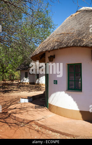 Ruhe-Hütte, niedriger Sabie Restlager, Krüger Nationalpark, Südafrika Stockfoto